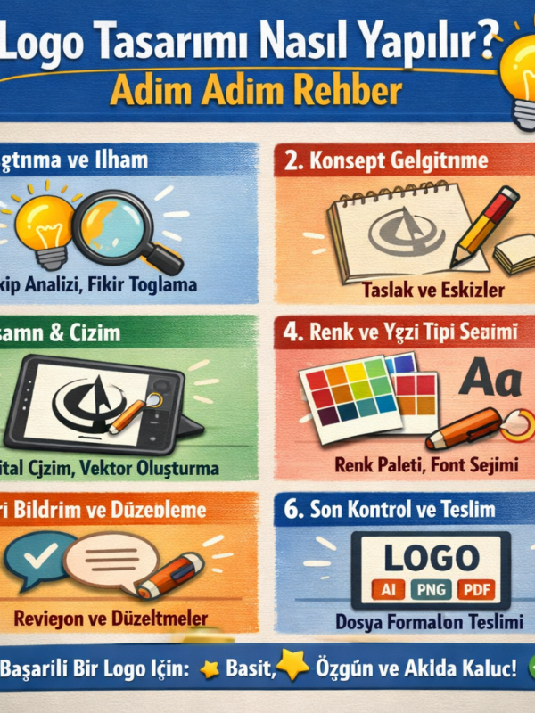 Logo Tasarımı Nasıl Yapılır? Adım Adım Rehber