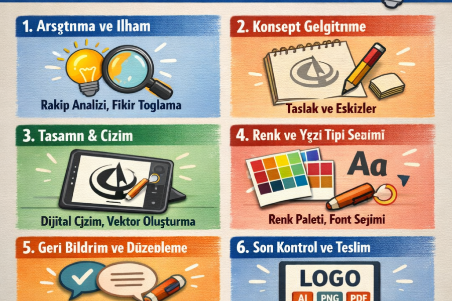 Logo Tasarımı Nasıl Yapılır? Adım Adım Rehber
