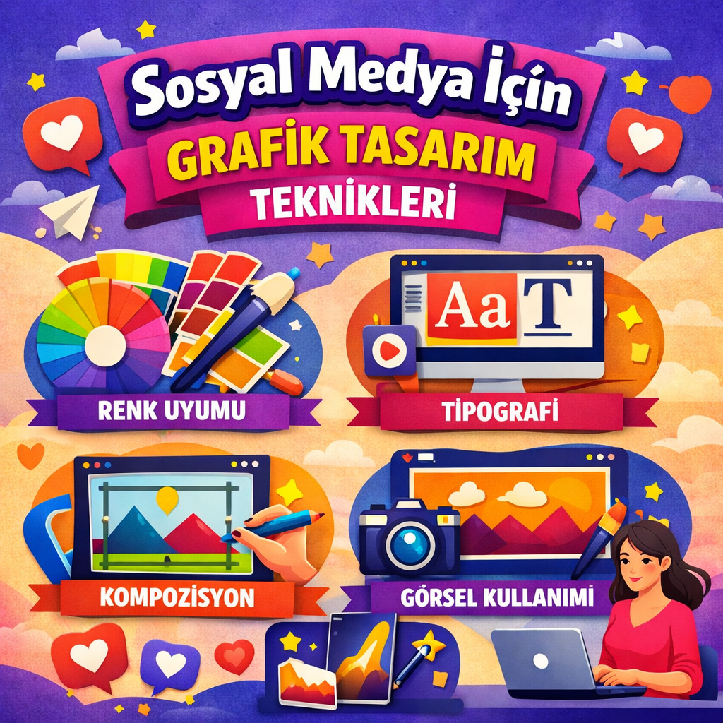 Sosyal Medya İçin Grafik Tasarım Teknikleri