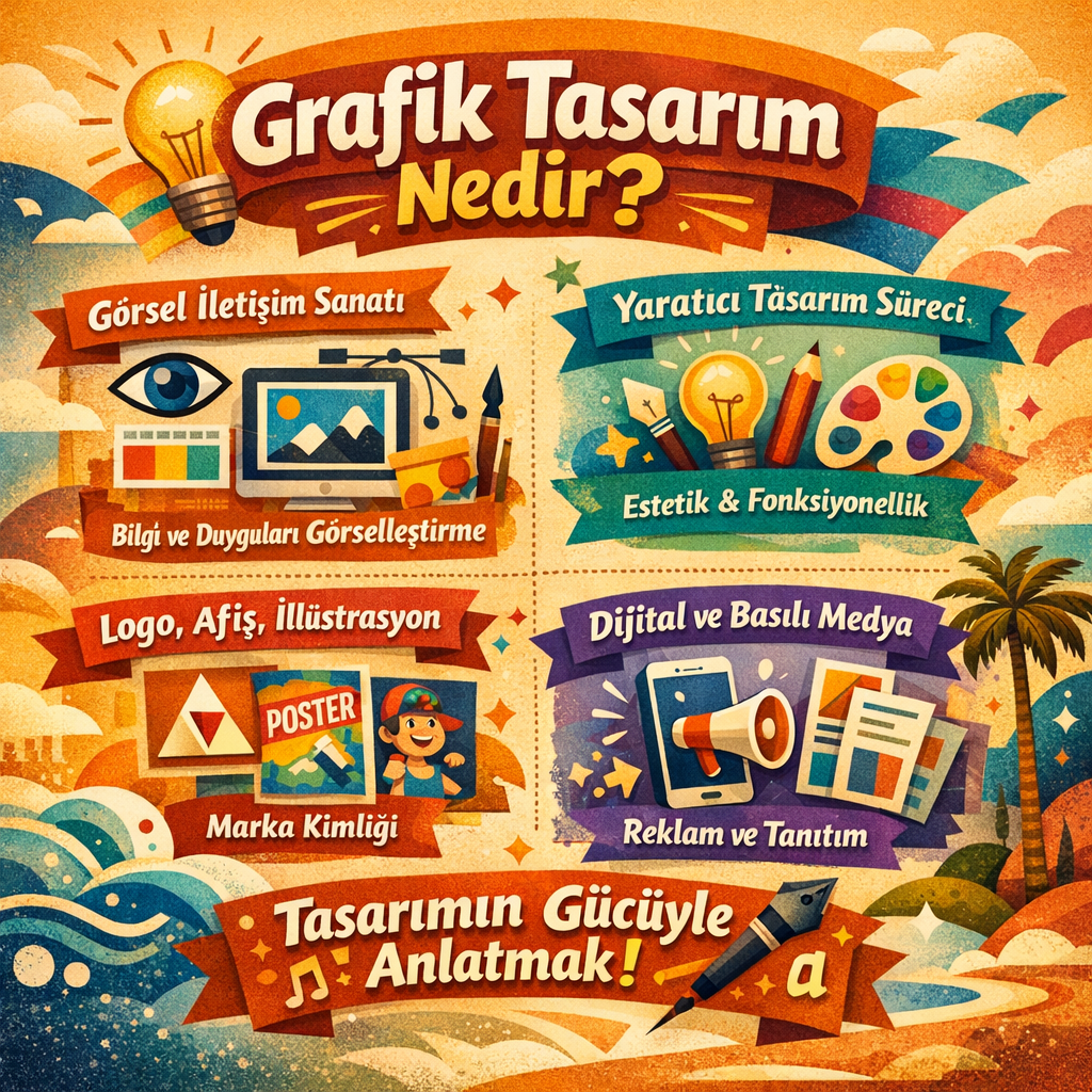 Grafik Tasarım Nedir? Yeni Başlayanlar İçin Kapsamlı Rehber