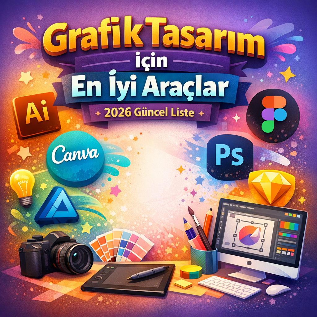 Grafik Tasarım İçin En İyi Araçlar (2026 Güncel Liste)