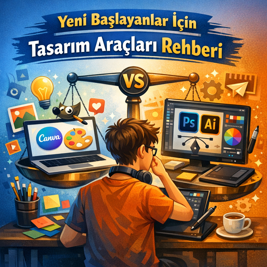 Yeni Başlayanlar İçin Tasarım Araçları Rehberi